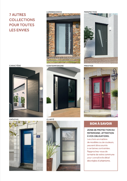Porte d’entrée K•LINE un design pour chaque maison