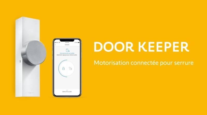 SERRURE CONNECTEE PORTE D'ENTREE KLINE EXPERT RENOVATEUR KLINE TOULOUSE SOMFY