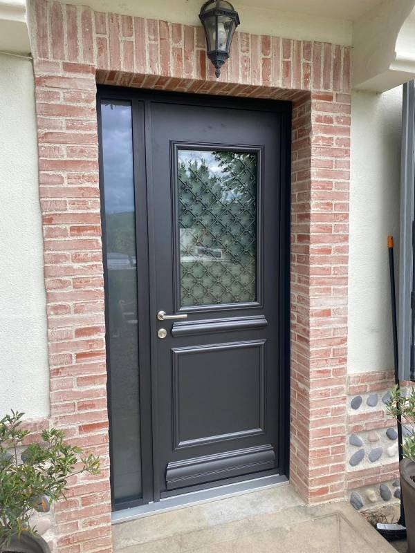 Porte d'entrée aluminium K-Line 31
